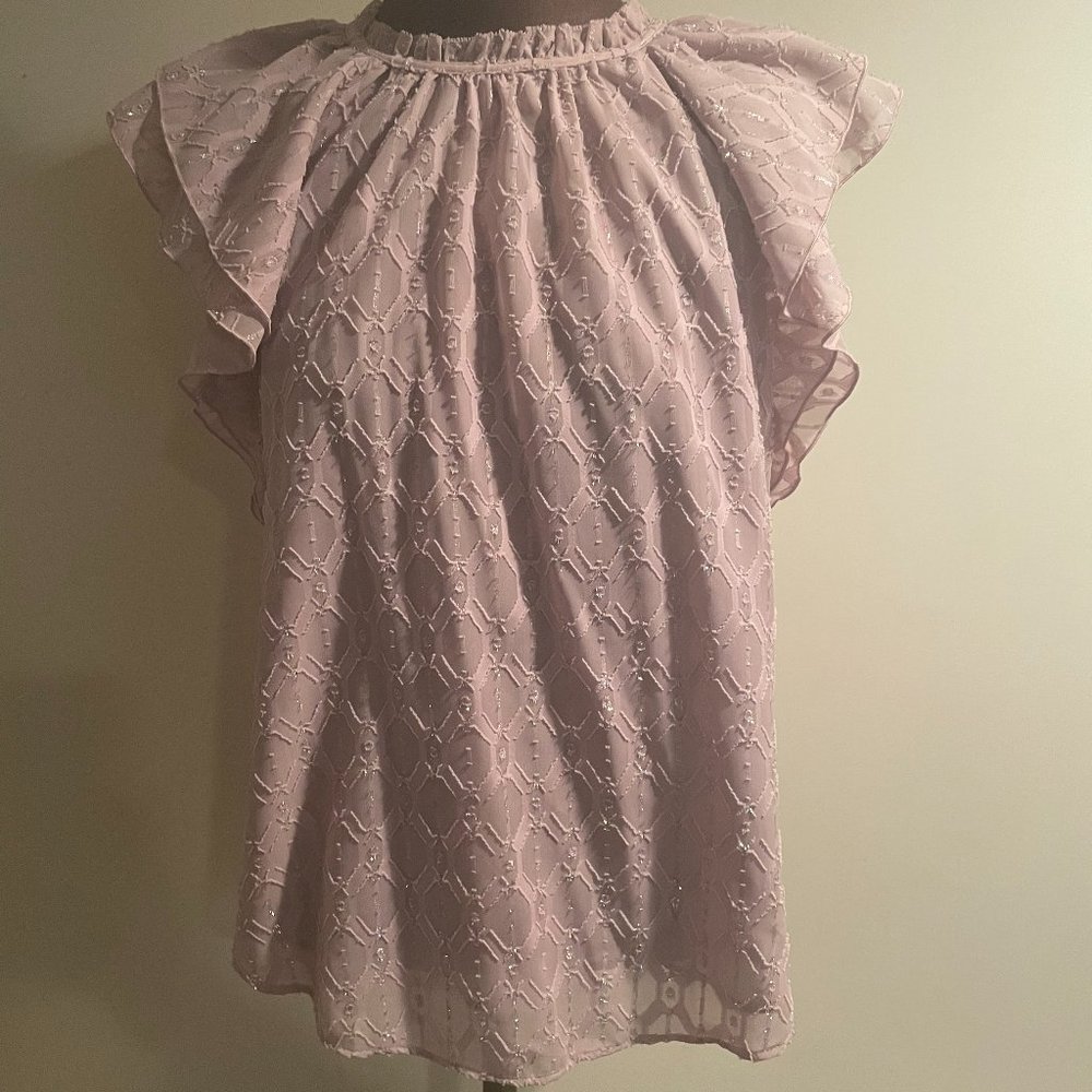 Flutter Sleeve Shell LOFT Blouse